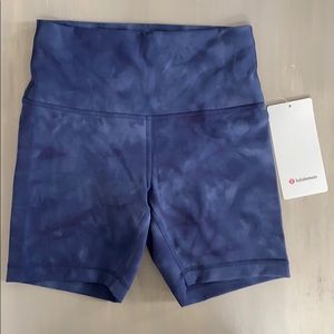Lululemon Wunder Train Short Diamond Dye Blue 6